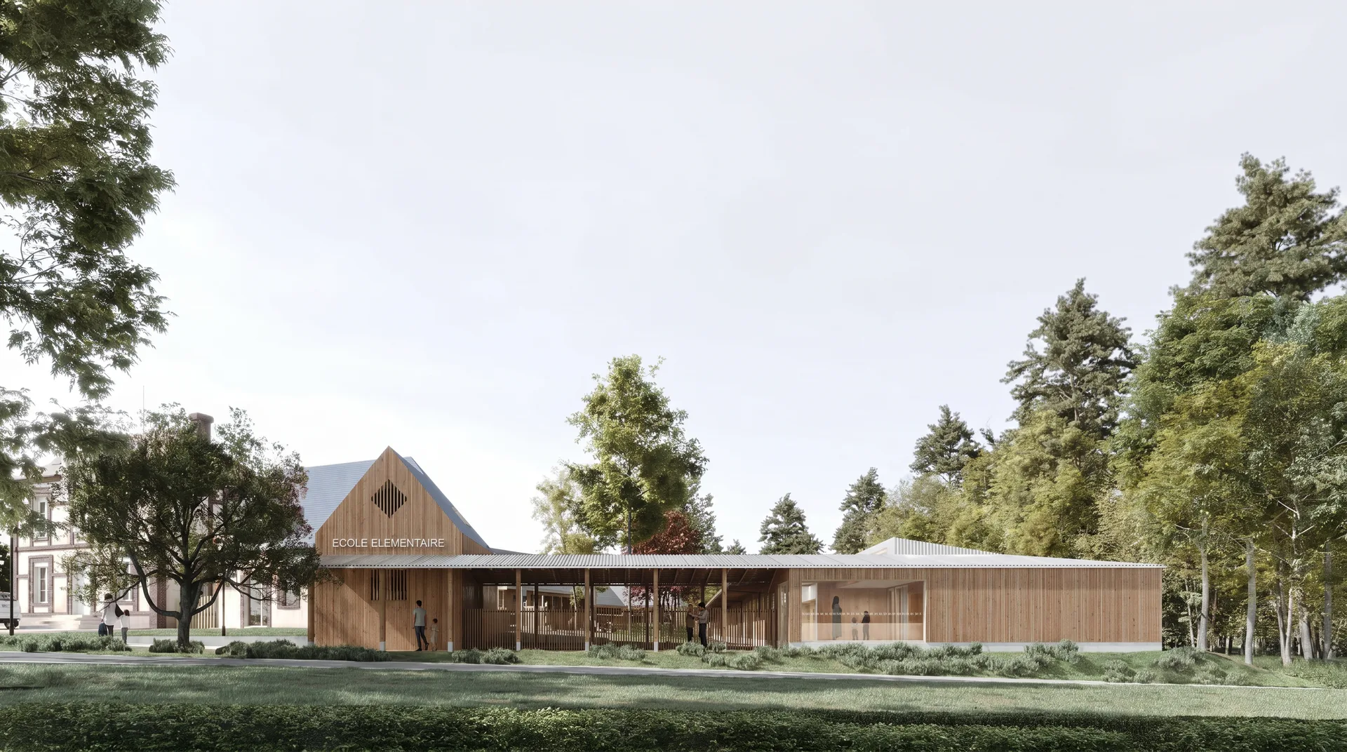 Extension et réhabilitation du groupe scolaire de Honguemare Guenouville, photo 1 sur 1